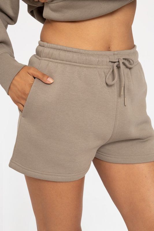 Mono B Cotton Blend Sweat Shorts