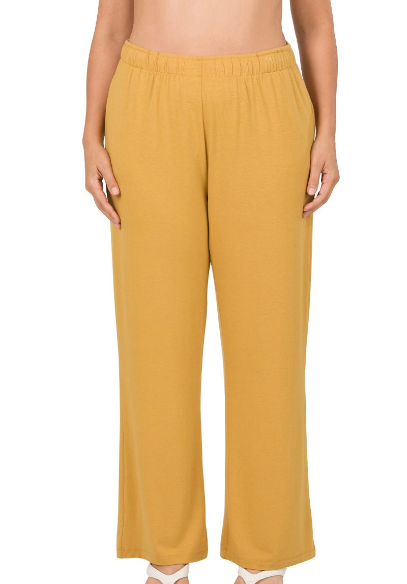 Zenana Curvy Drawstring Lounge Pants