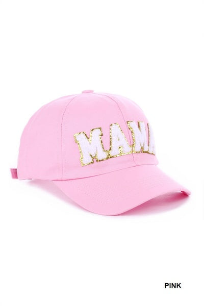 Mama Chenille Patch Baseball Cap