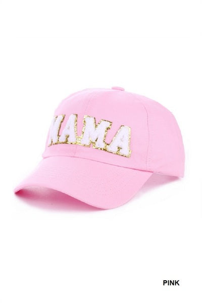 Mama Chenille Patch Baseball Cap