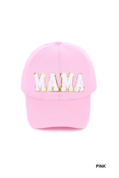 Mama Chenille Patch Baseball Cap