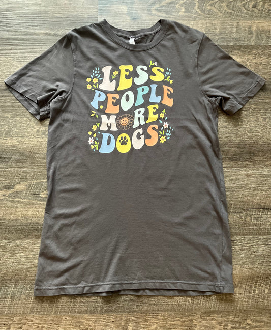 Less People More Dogs Tee