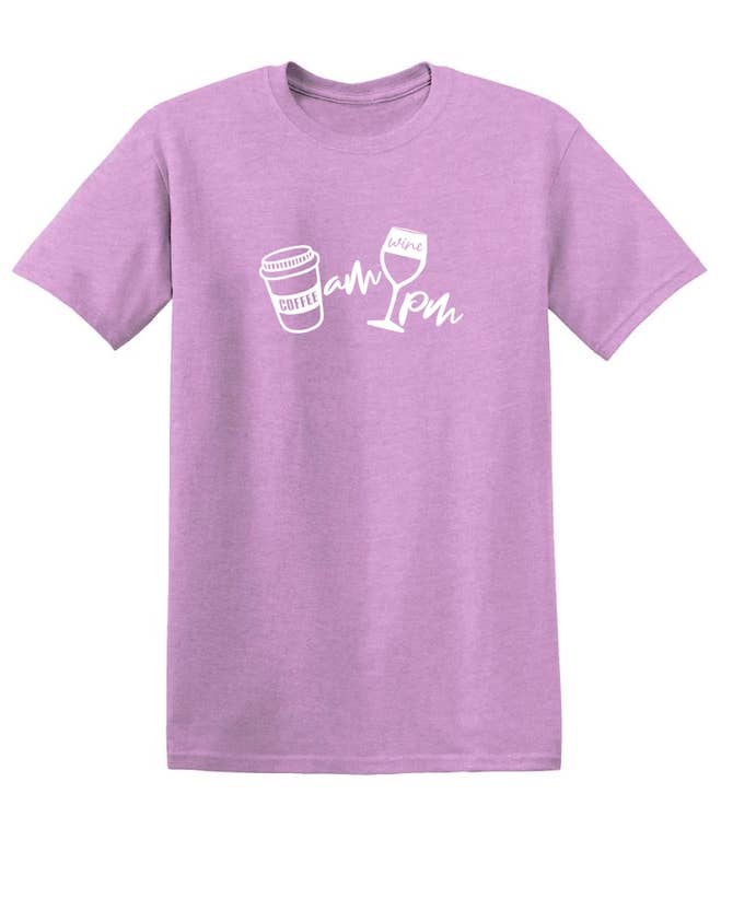 Coffee AM Wine PM Tee