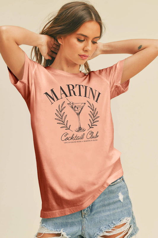 Martini Cocktail Club Graphic Tee