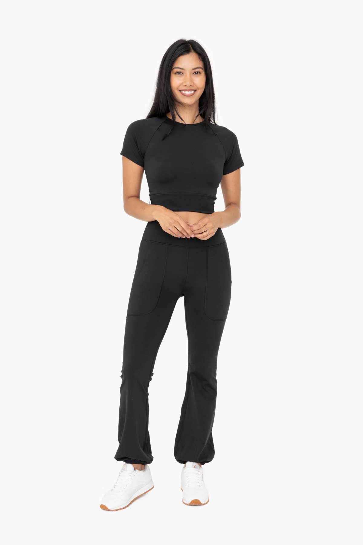 Mono B Venice Bubble Hem Leggings